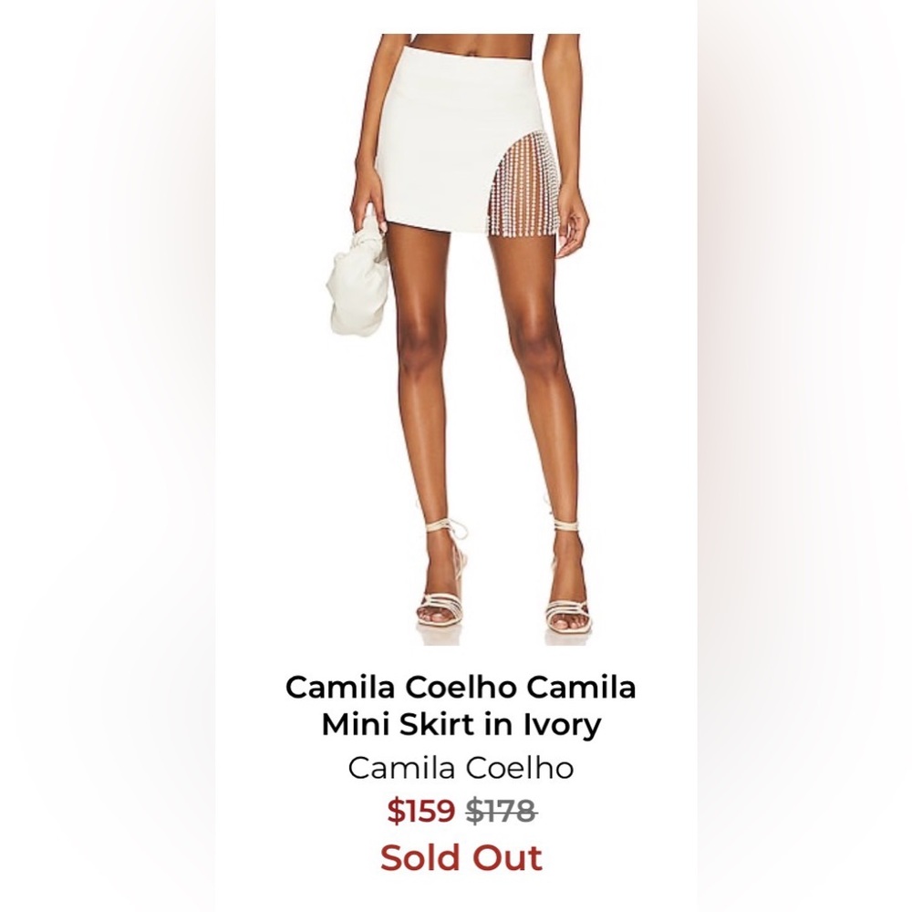 🤍Camila Coelho Mini Skirt + Bralette Set🤍 - Picture 5 of 7